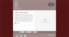 Desktop Screenshot of botelmatylda.cz